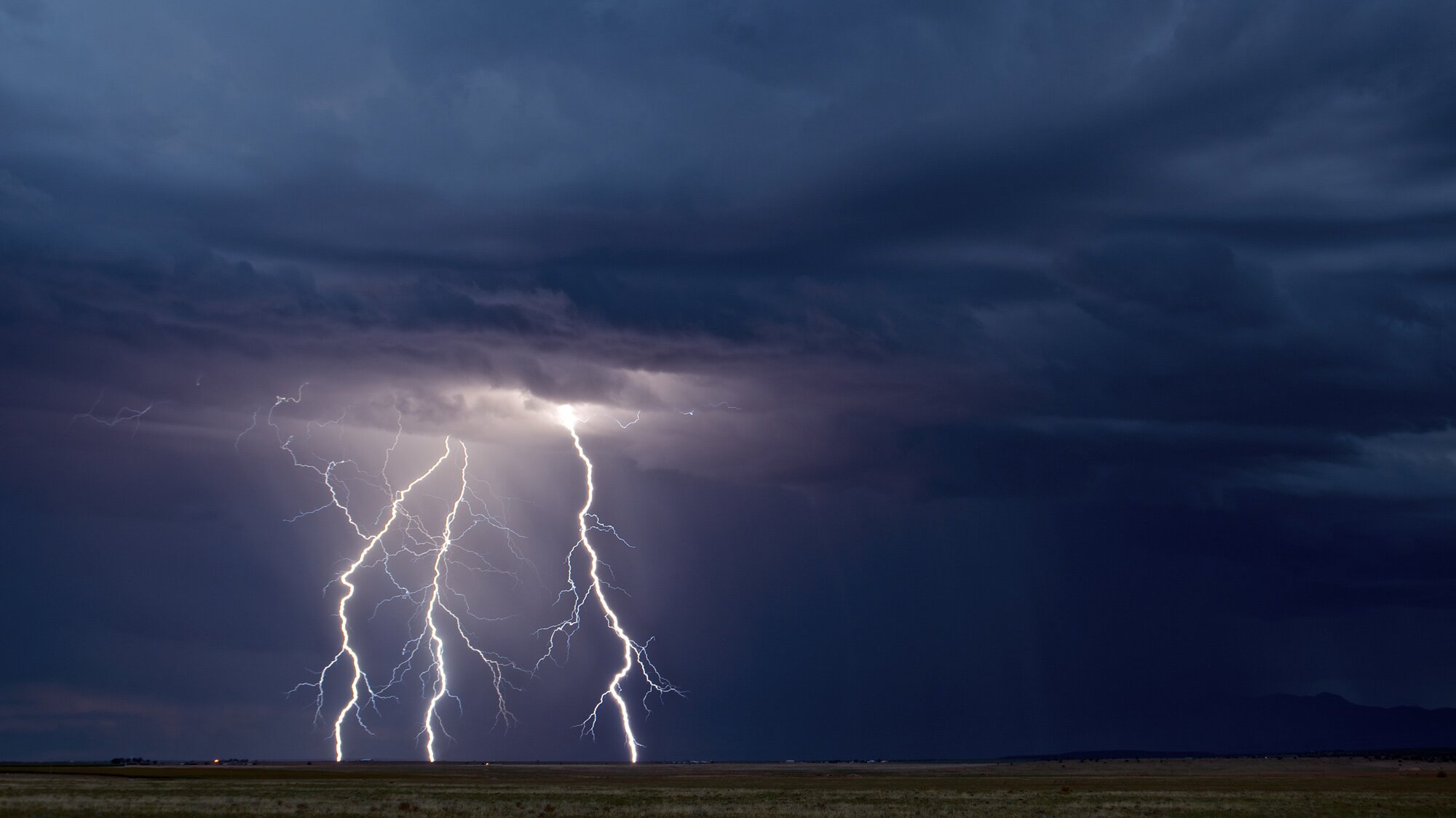 lightning clouds